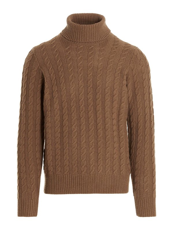 ZANONE: タートルネック - タートルネック/ポロネック - ブラウン