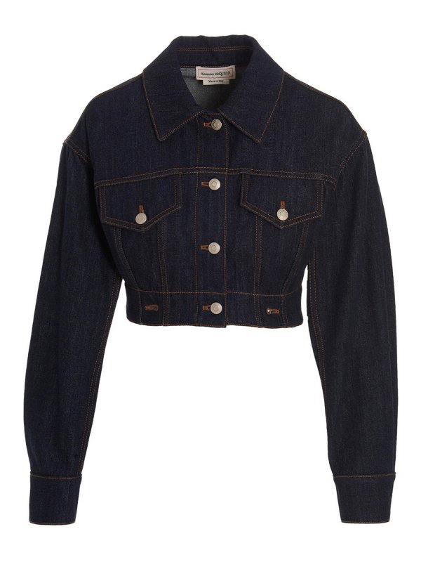 iKRIX ALEXANDER MCQUEEN: デニムジャケット - デニムジャケット - ブルー