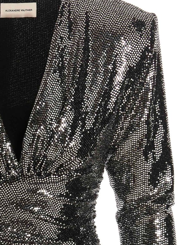iKRIX ALEXANDRE VAUTHIER: cocktail dresses - Draped sequin dress