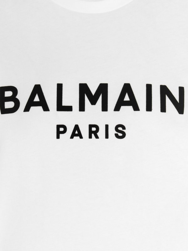 Logo t-shirt shop online: Balmain