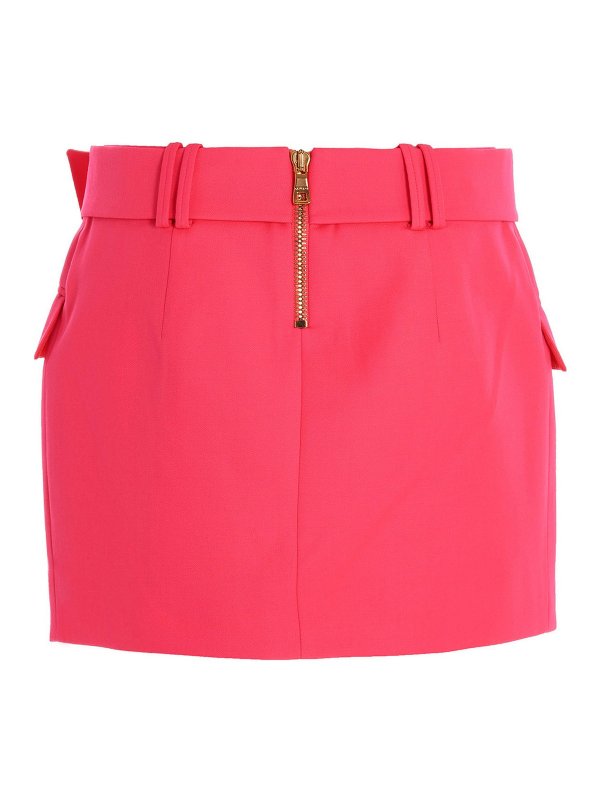 Balmain: ミニスカート online - ミニスカート - フクシア