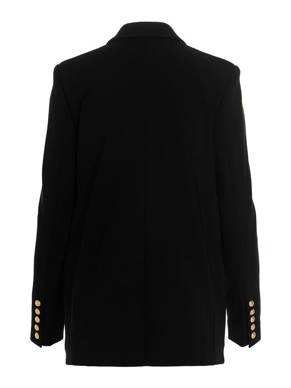 Balmain: blazers online - Logo button blazer