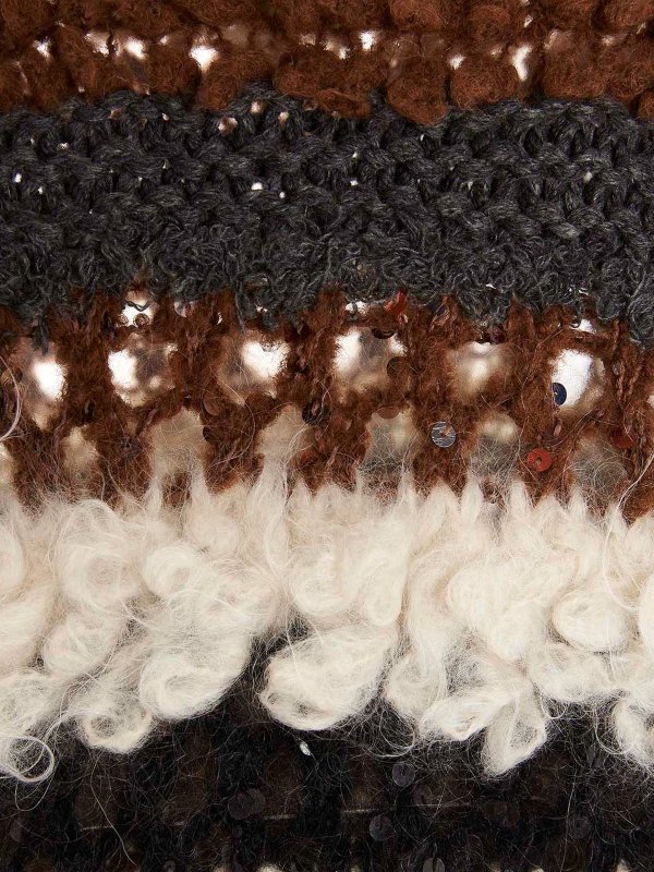 Sequin cashmere sweater shop online: BRUNELLO CUCINELLI