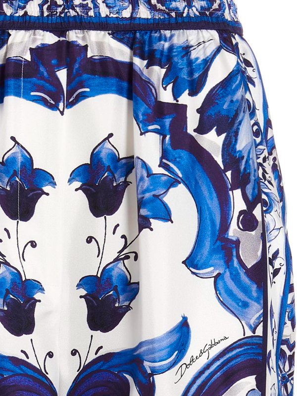 カジュアルパンツ - ブルー shop online: DOLCE & GABBANA