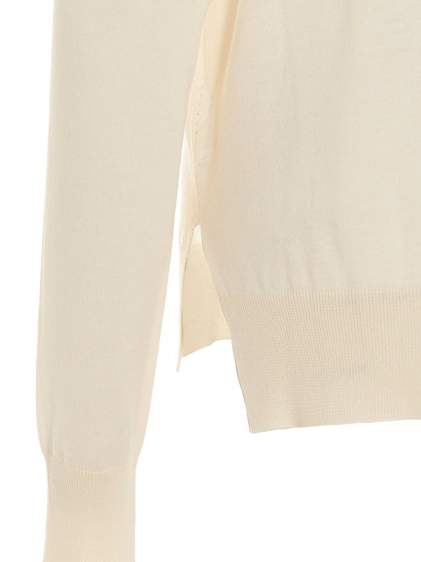 Pull Col Roulé - Blanc shop online: JIL SANDER