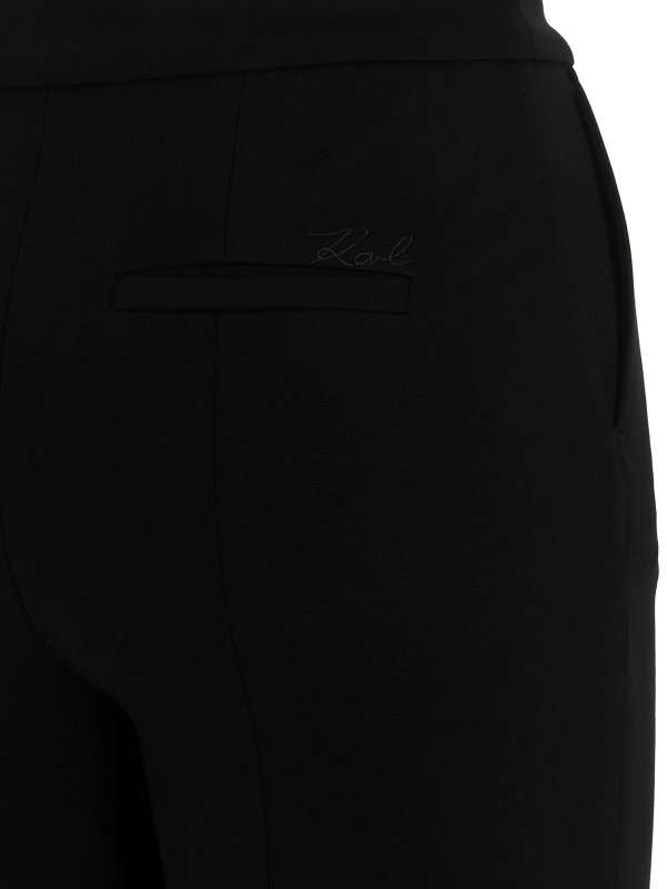 Tech fabric pants shop online: KARL LAGERFELD