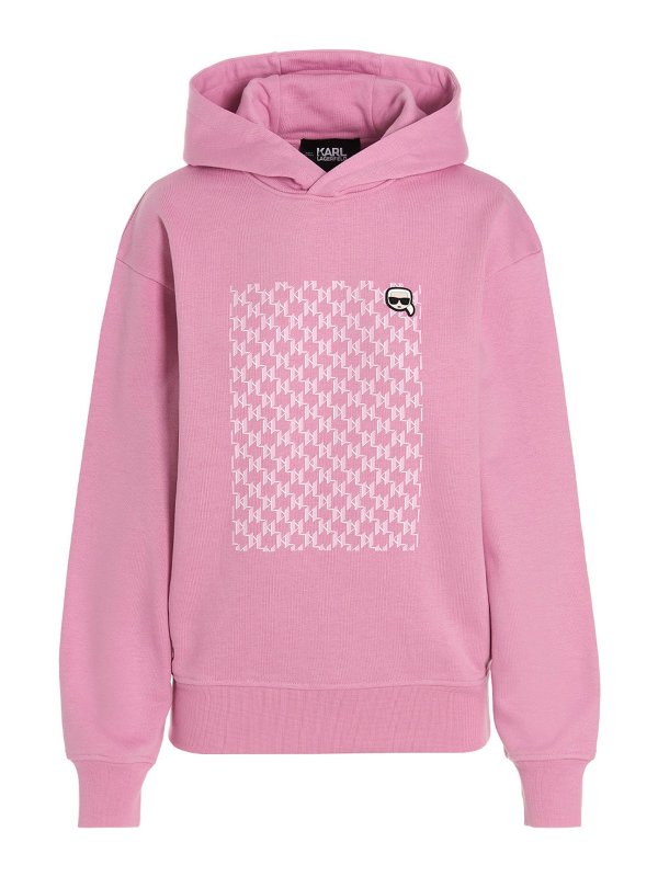 KARL LAGERFELD: Sudaderas y suéteres - Sudadera - Rosado