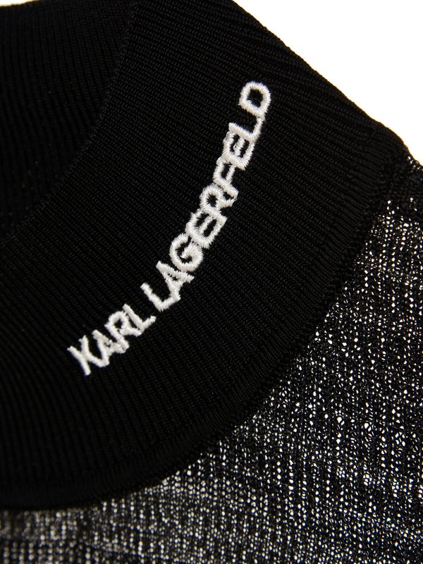 Suéter Con Cuello Alto - Negro shop online: KARL LAGERFELD