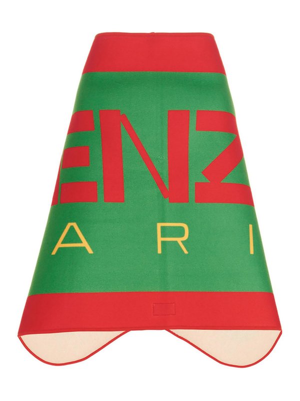 KENZO: Capes &  Ponchos online - Logo printed cape