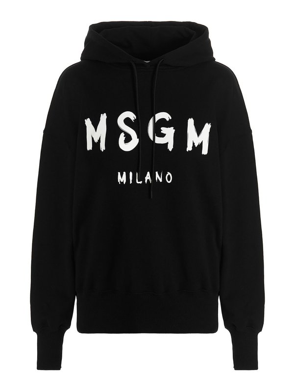 m.s.g.m.: Sweatshirts & Pulls - Sweat-Shirts - Noir