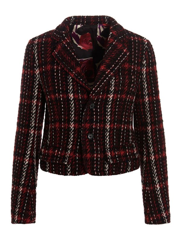 Marni: blazers - Tweed short jacket