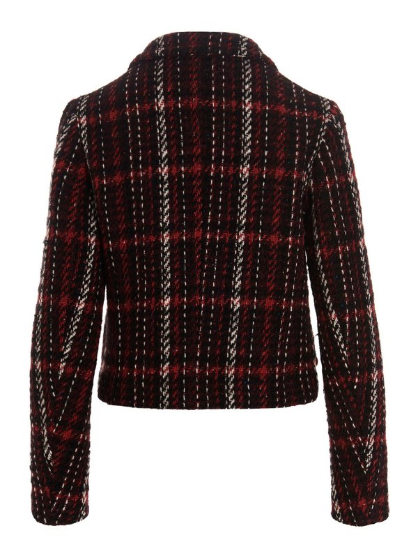 Marni: blazers online - Tweed short jacket