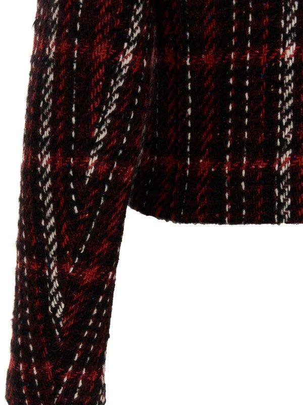 Tweed short jacket shop online: Marni
