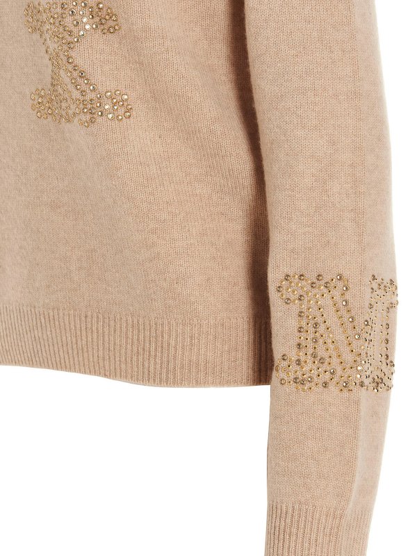 Rundhalspullover - Beige shop online: Max Mara