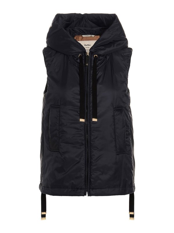 Max Mara: Kurze Daunenjacken - Daunenjacke - Blau