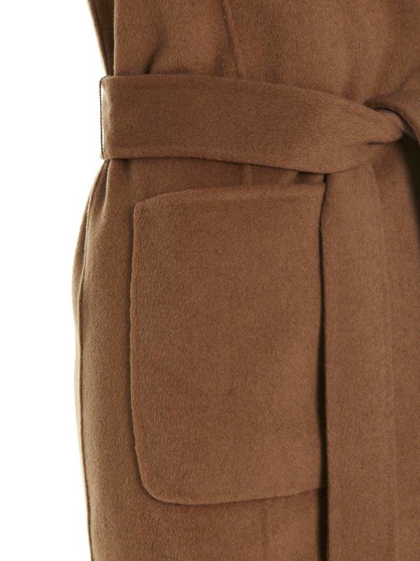 Wool belted vest shop online: MICHAEL KORS
