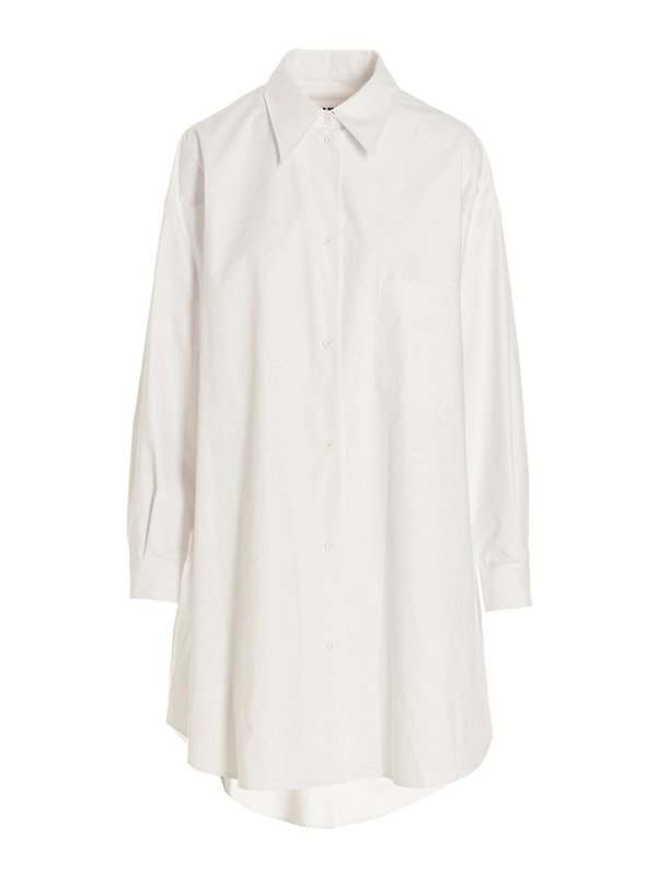 MM6 MAISON MARGIELA: ショートドレス - ショートドレス - 白