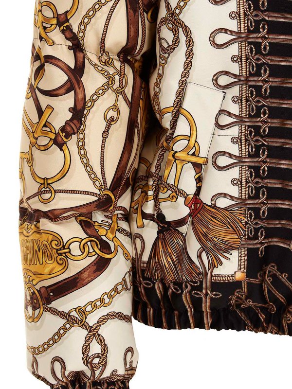 Teddy logo puffer jacket shop online: MOSCHINO