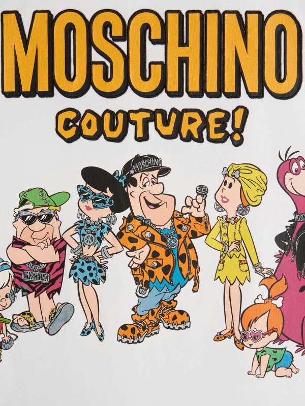 Flinstones printed T-shirt shop online: MOSCHINO
