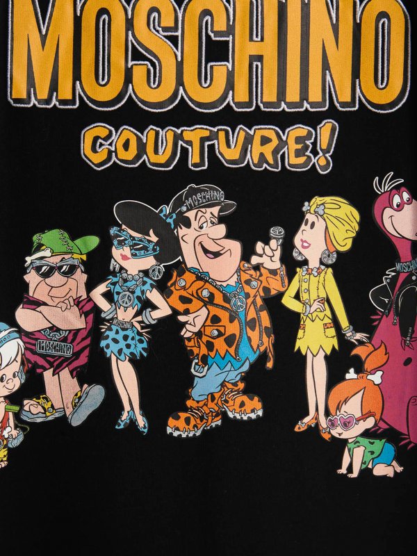 Flinstones printed T-shirt shop online: MOSCHINO