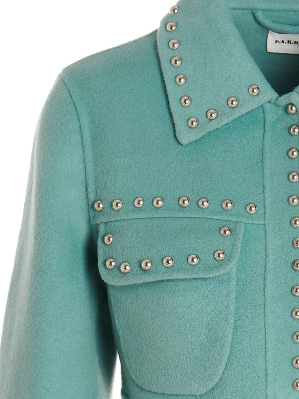 iKRIX P.A.R.O.S.H.: casual jackets - Studded wool jacket