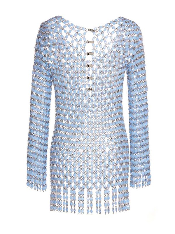 PACO RABANNE: ショートドレス online - ショートドレス - ライトブルー