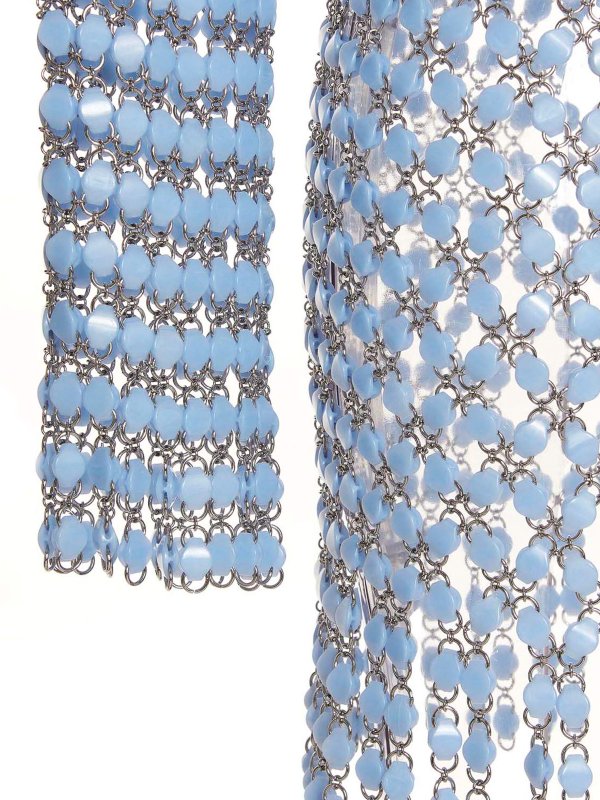 iKRIX PACO RABANNE: ショートドレス - ショートドレス - ライトブルー