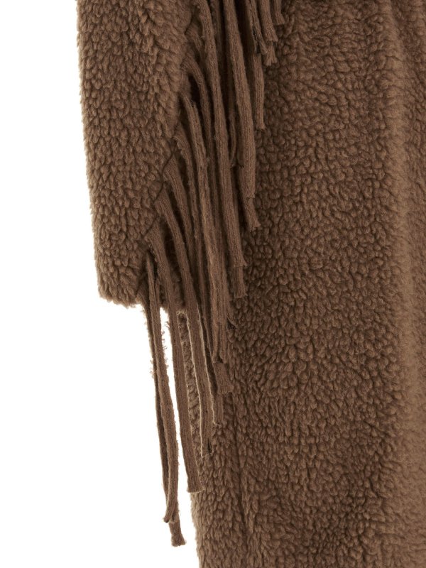 毛皮/ムートンコート - ブラウン shop online: STELLA McCARTNEY