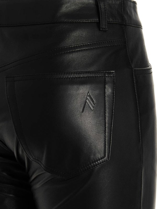 Leather trousers shop online: The Attico