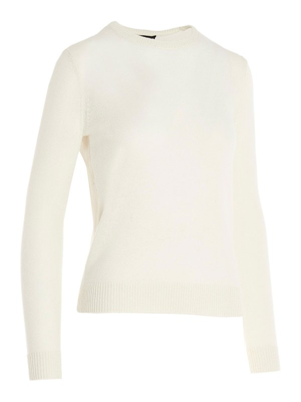 Theory: Strickpullover mit Rundhalsausschnitt online - Rundhalspullover - Weiß