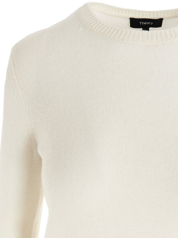 Rundhalspullover - Weiß shop online: Theory