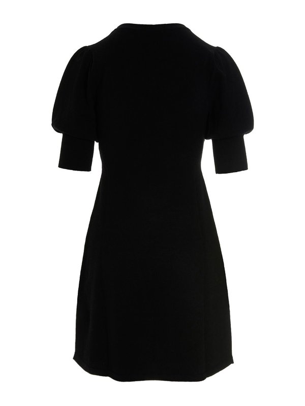 Twinset Abito con maniche a sbuffo Nero Donna 222TP338103710