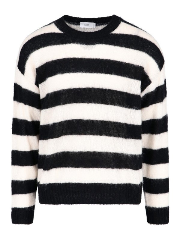 CLOSED: Strickpullover mit Rundhalsausschnitt - Rundhalspullover - Schwarz