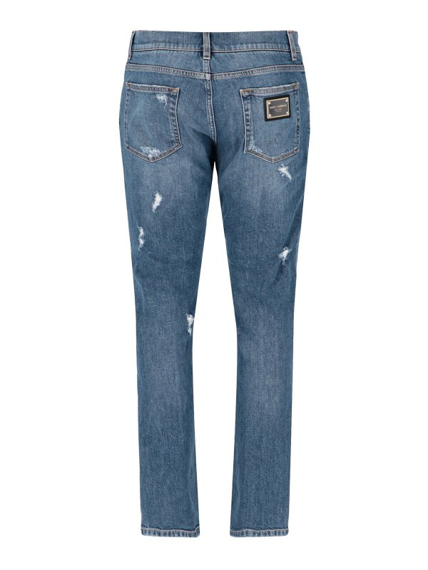 iKRIX DOLCE & GABBANA: ストレートジーンズ - ストレートジーンズ - ブルー