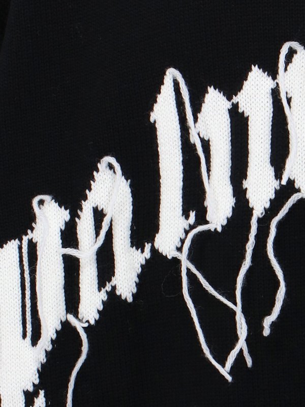 Pull Col Rond - Noir shop online: Palm Angels