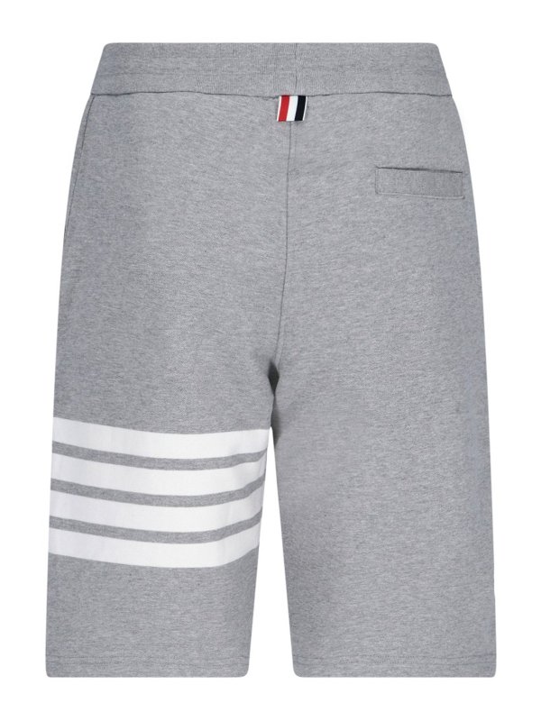 iKRIX THOM BROWNE: tracksuit bottoms - 4-bar sweat shorts
