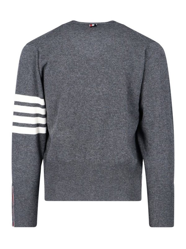 iKRIX THOM BROWNE: cardigans - 4-bar cashmere cardigan