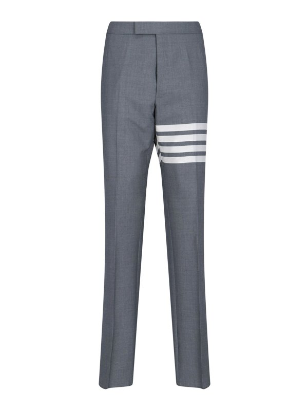 THOM BROWNE: pantaloni casual - Pantaloni 4-bar in lana