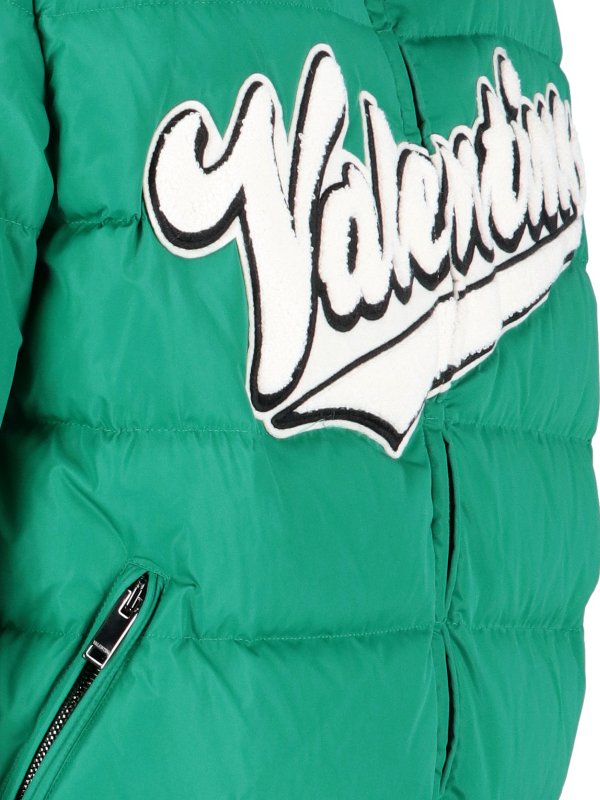 iKRIX VALENTINO: padded jackets - Logo patch puffer jacket