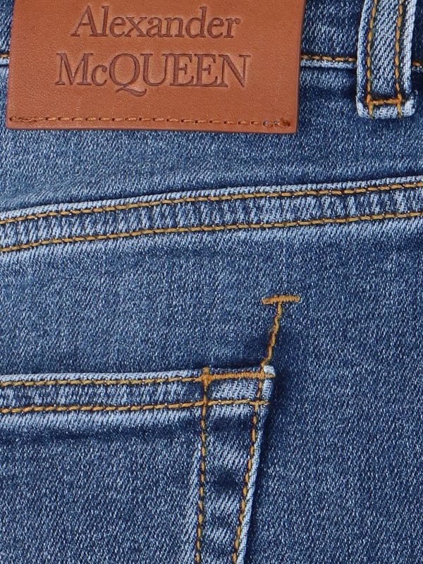 ALEXANDER MCQUEEN buy online Faded flared jeans