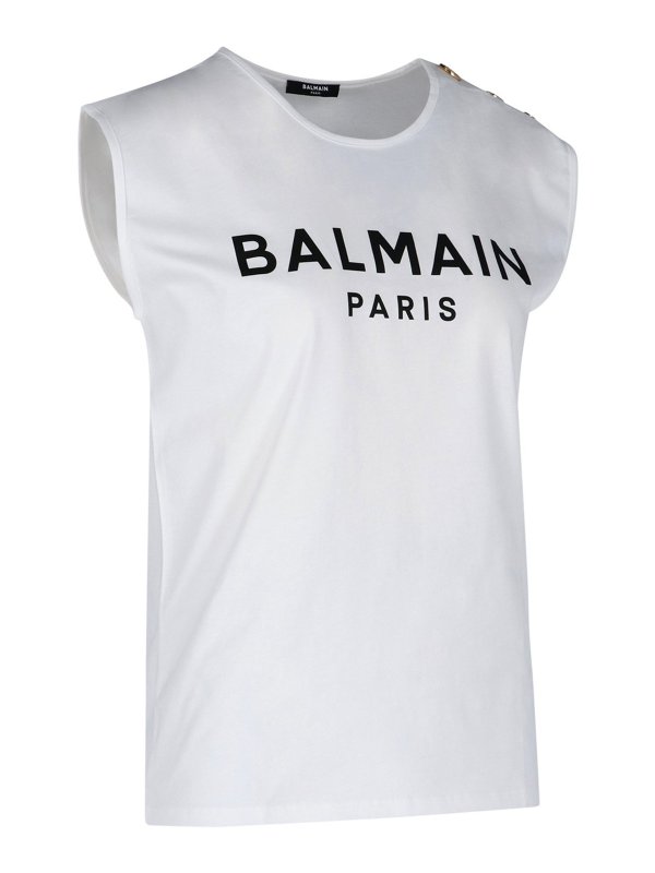 iKRIX Balmain: Tops & Tank tops - Logo buttons top