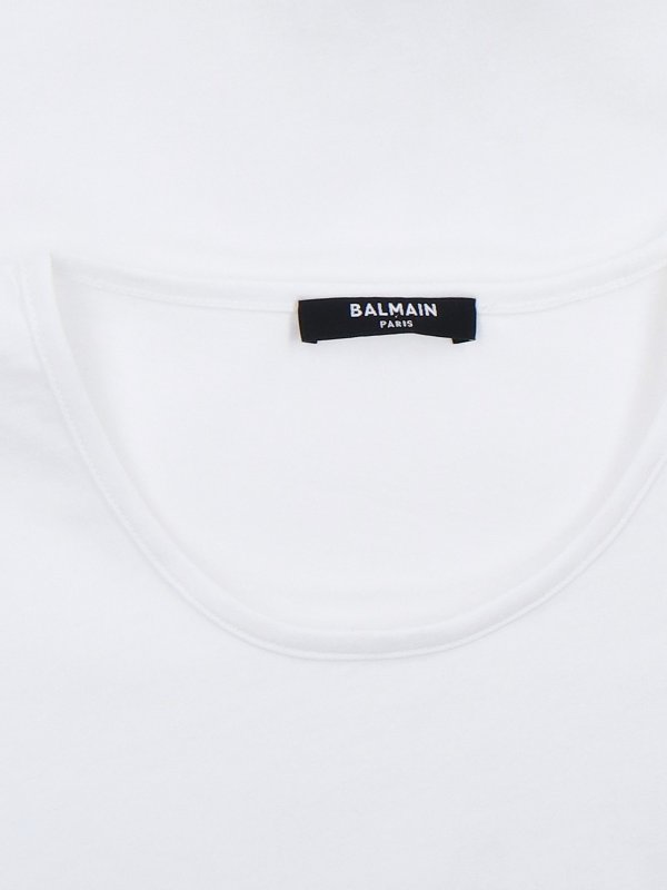 Balmain buy online Logo buttons top