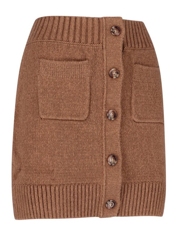 The Best Shops BURBERRY: ミニスカート - ミニスカート - ベージュ