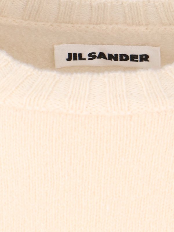 JIL SANDER buy online Rundhalspullover - Weiß