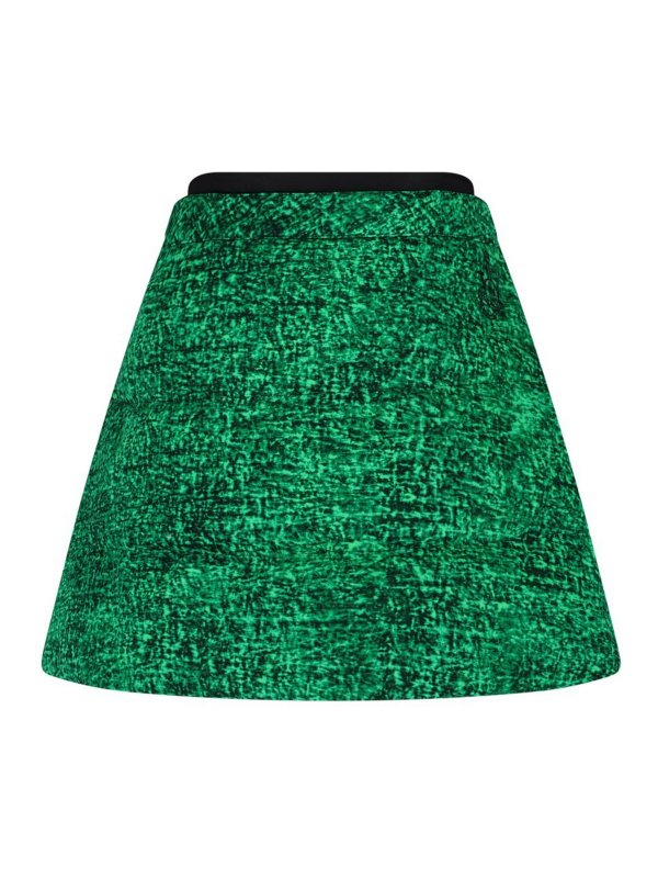 MONCLER: mini skirts online - Printed mini skirt