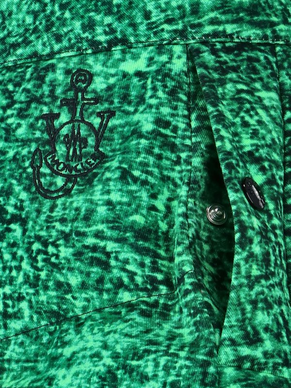 ミニスカート MONCLER Women Short Skirts 2D00002M163183D Green Moncler Printed mini skirt - Green - Women | 2D00002M163183D