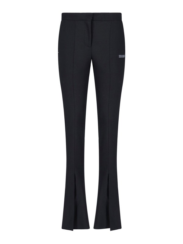 OFF-WHITE: casual trousers - Flared trousers