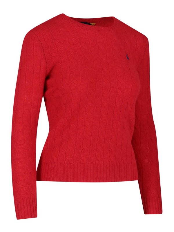 POLO RALPH LAUREN: crew necks online - Logo braided sweater