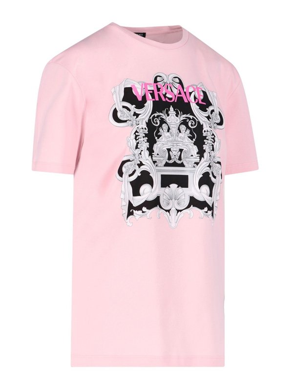 VERSACE: Tシャツ online - Tシャツ - ピンク