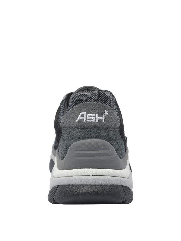 Addict sneakers in white leather and fabric shop online: ASH